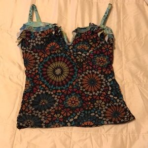 Tankini top size M/L 34/36B